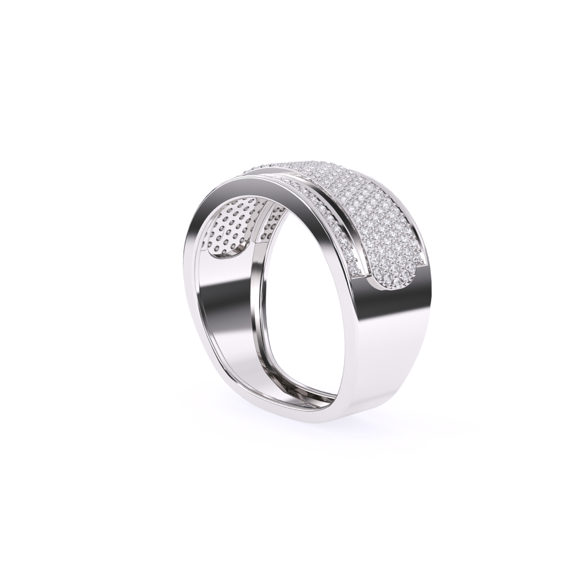 Elegant Diamond Confident Men’s Ring